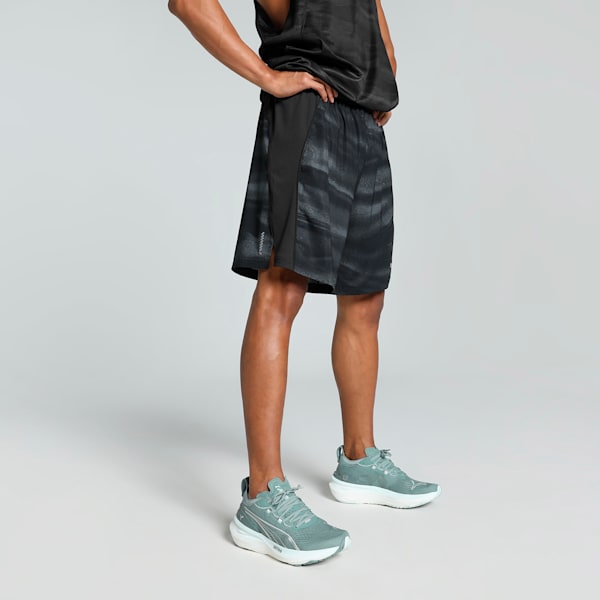 VELOCITY All-Over Print Men's 7" Running Shorts, PUMA Black, extralarge-IND